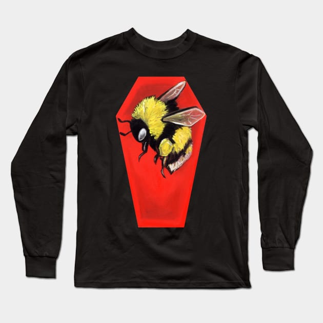 Bee coffin Long Sleeve T-Shirt by BiancaRomanStumpff